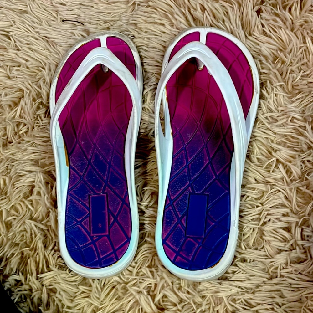 woman’s flip flops